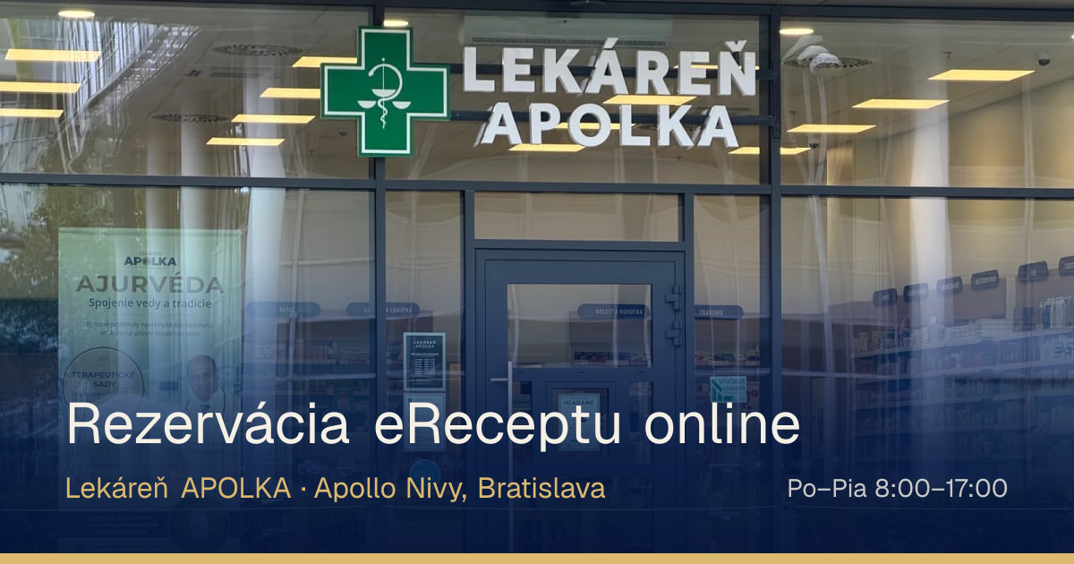 Lekáreň APOLKA — interiér lekárne v Apollo Nivy, Bratislava